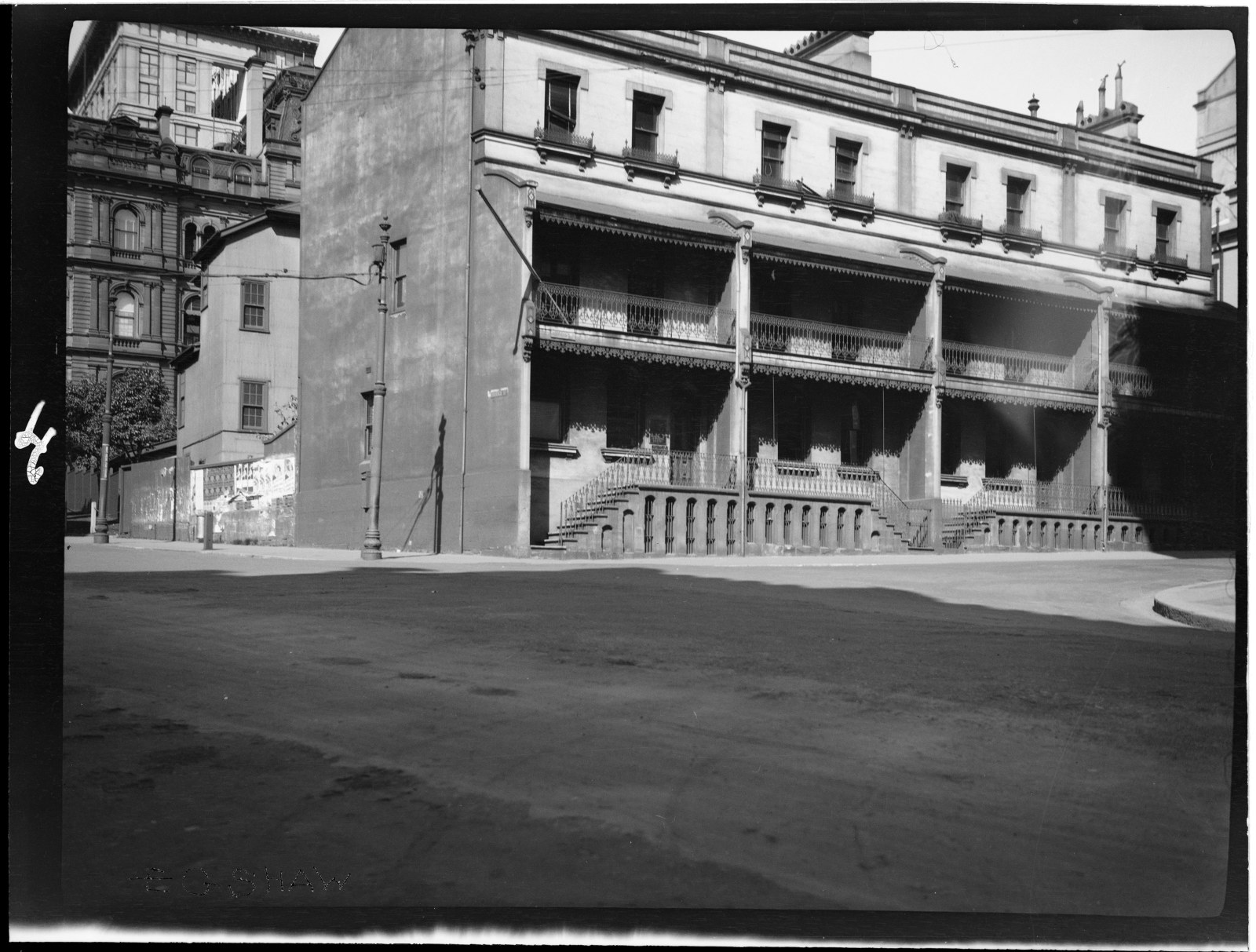 Corner of Young and Bridge Streets, Sydney, 1923