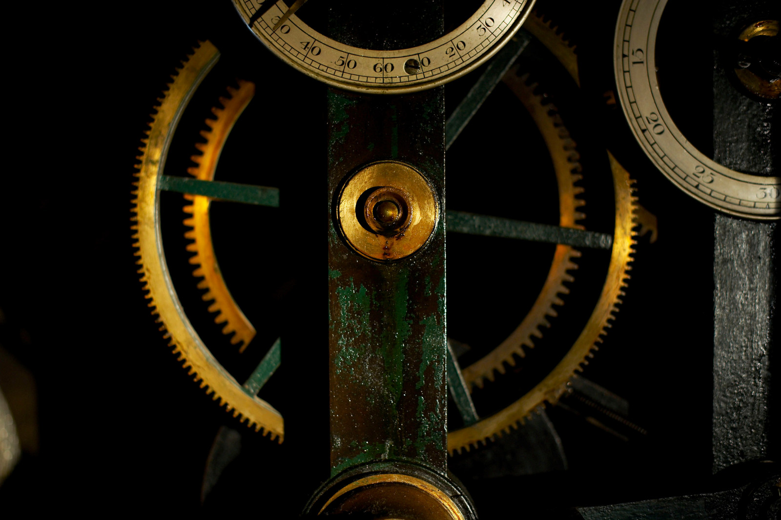 Detail view of clock, Hyde Park Barracks Museum 