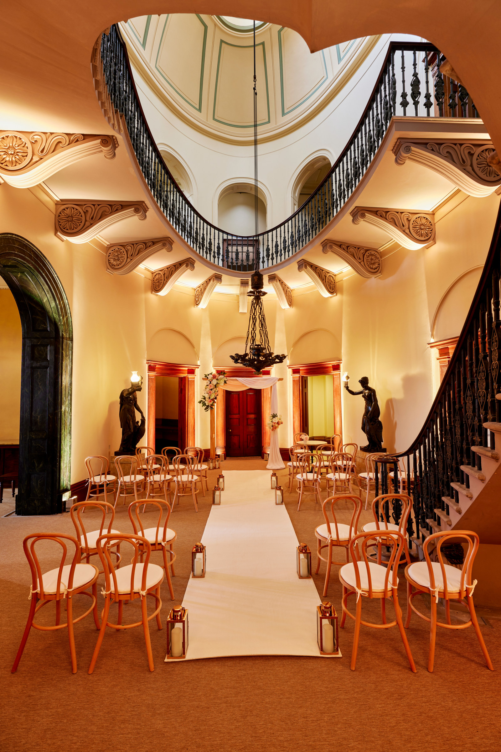 Wedding Ceremony in the Saloon and Hall at the Elizabeth Bay House