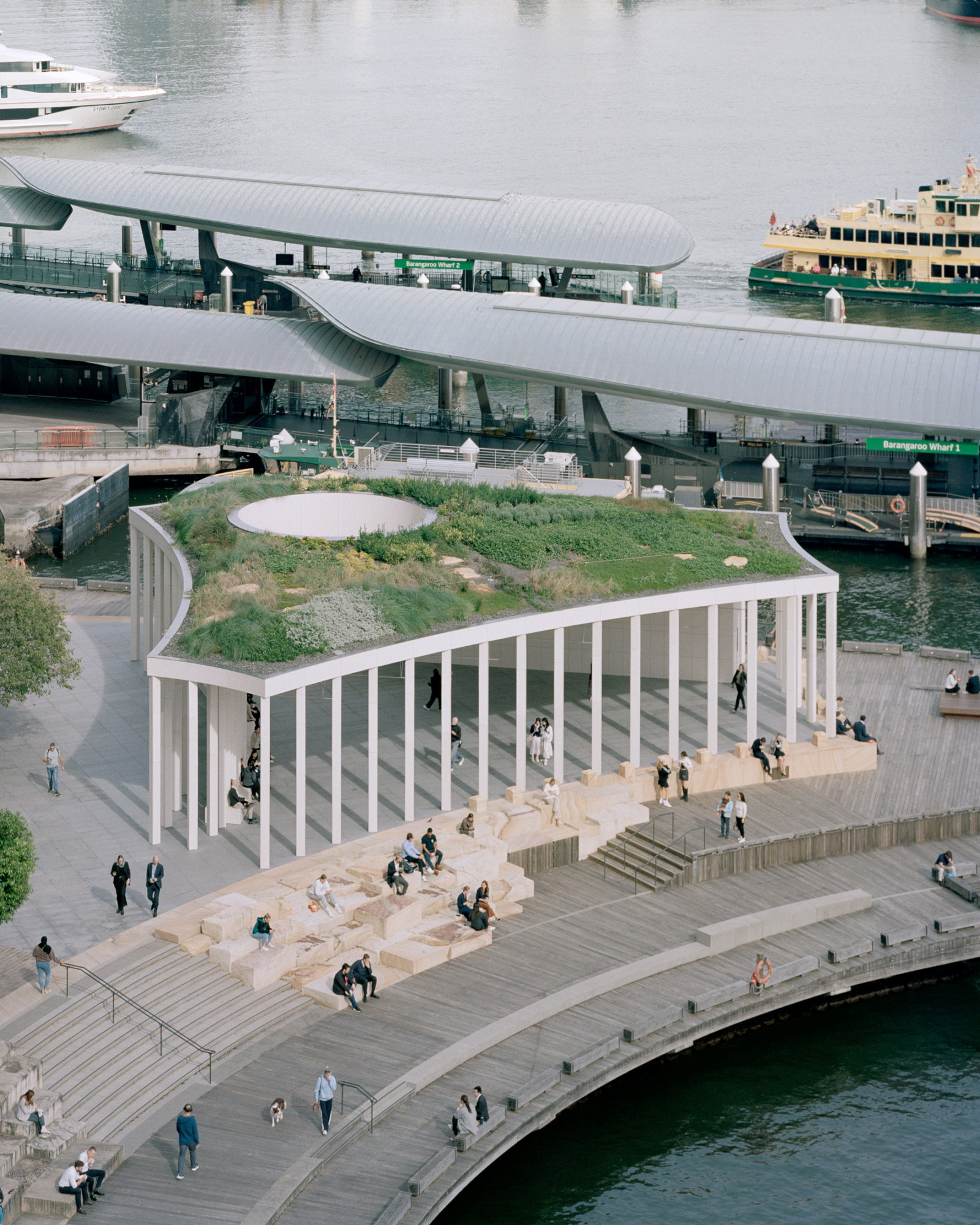 Barangaroo pier pavilion