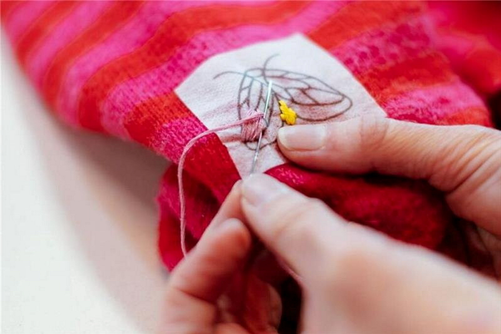 Visible mending by Leah Giblin