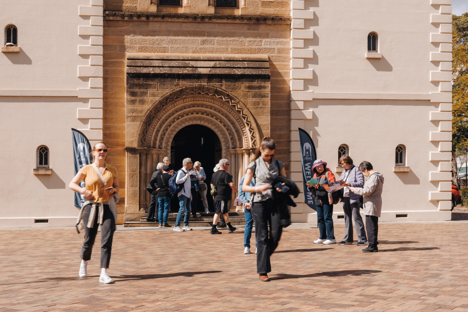 Visitors at Parramatta Open event on the 29 of August.