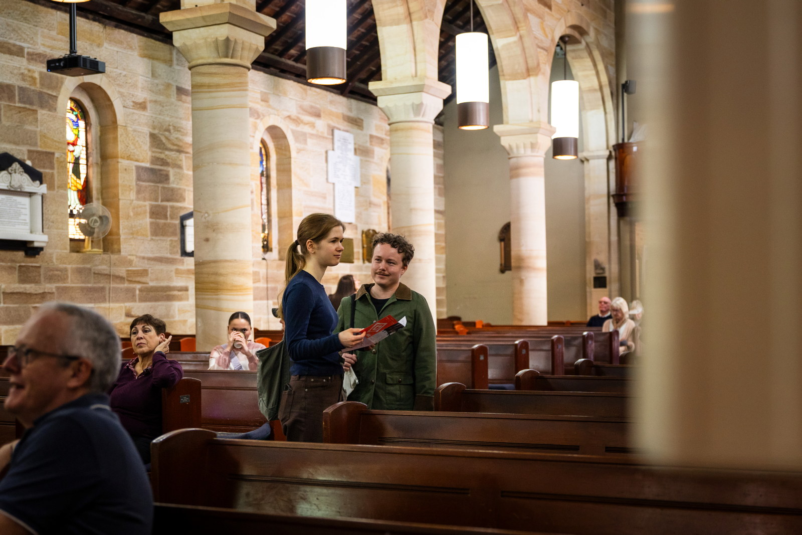 Visitors at Parramatta Open event on the 29 of August.