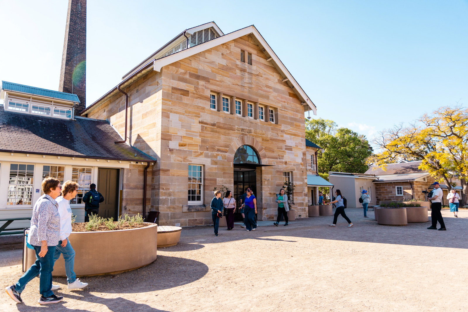 Visitors at Parramatta Open event on the 29 of August.