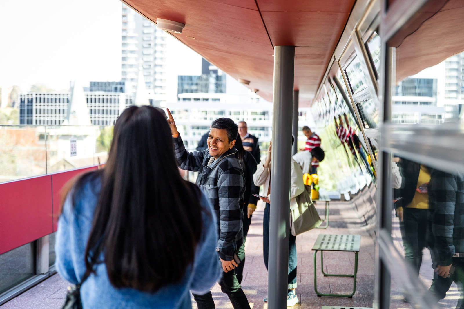 Visitors at Parramatta Open event on the 29 of August.