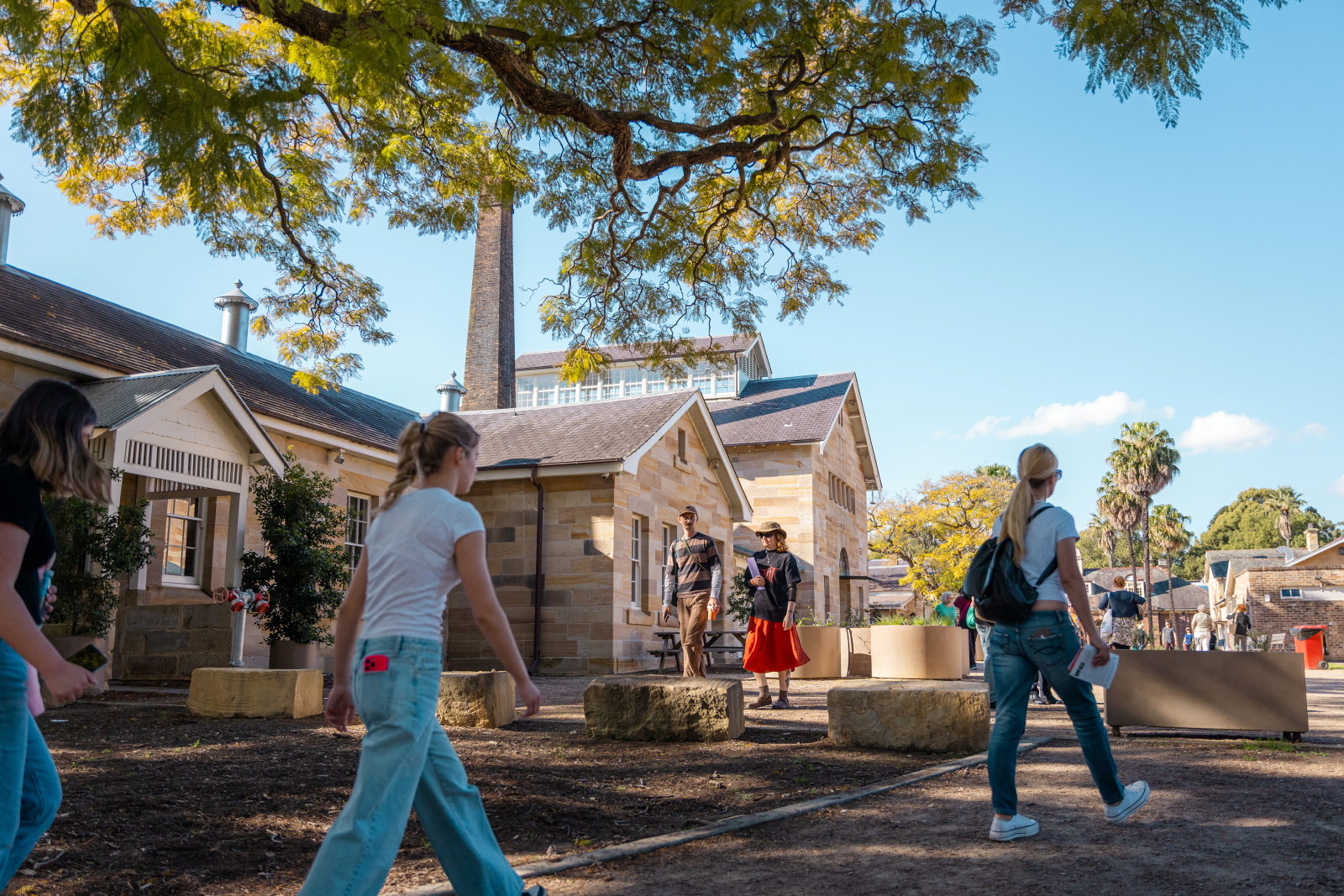 Visitors at Parramatta Open event on the 29 of August.