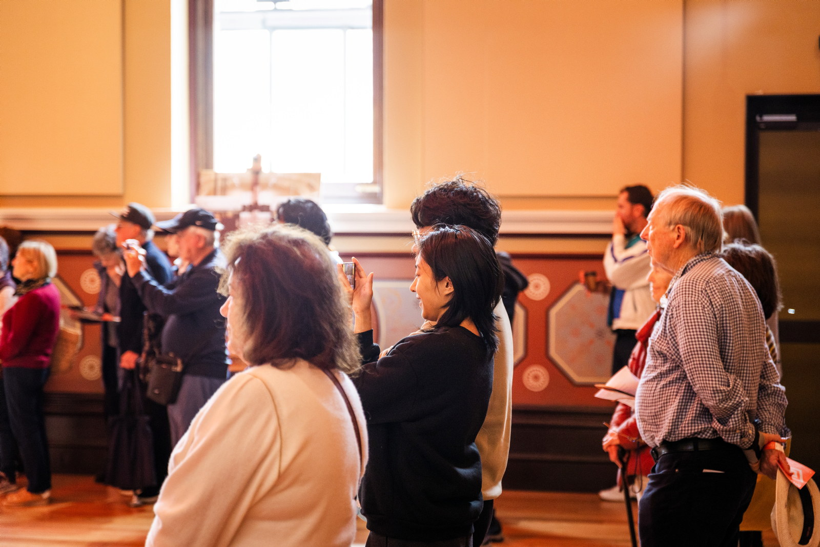 Visitors at Parramatta Open event on the 29 of August.