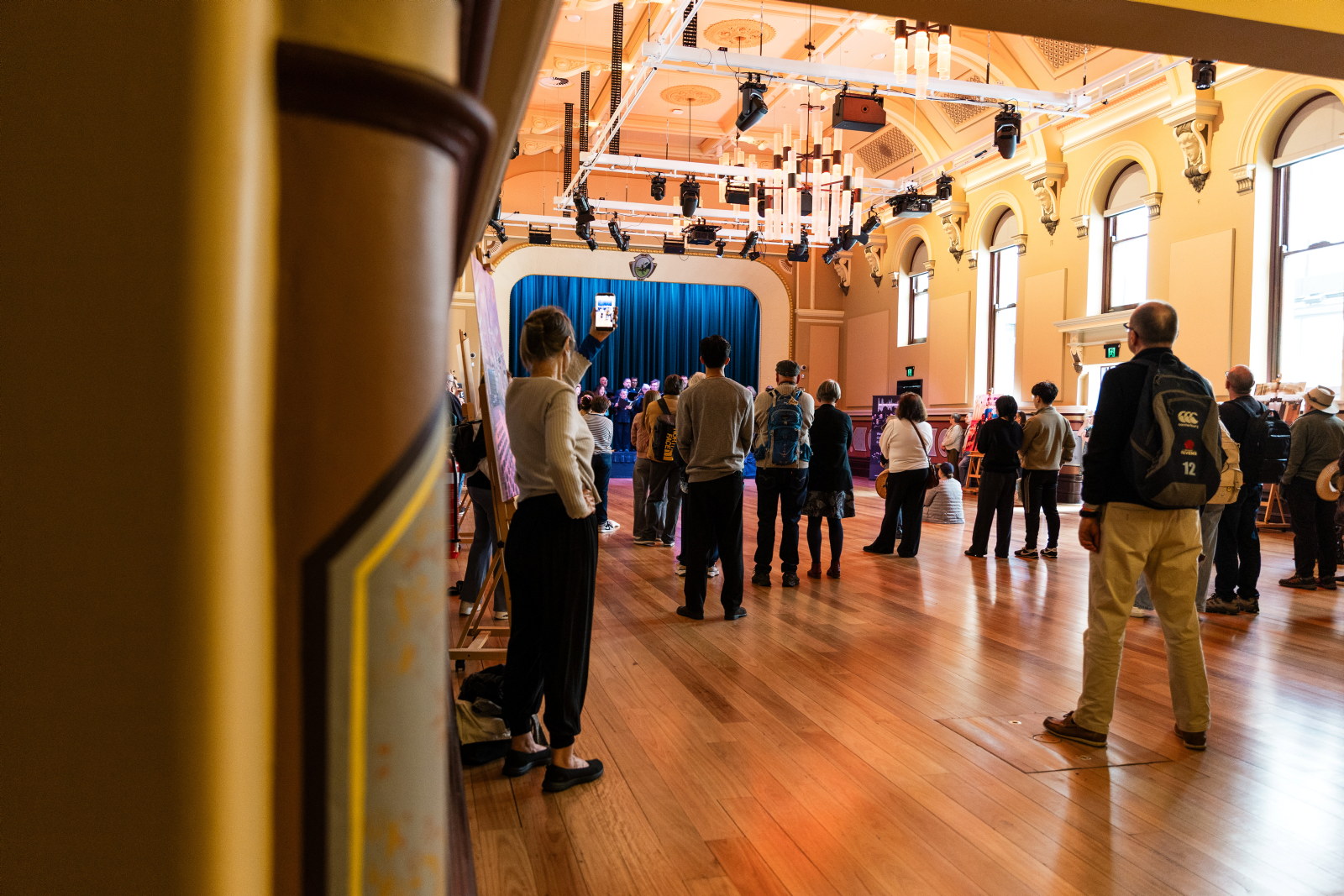 Visitors at Parramatta Open event on the 29 of August.