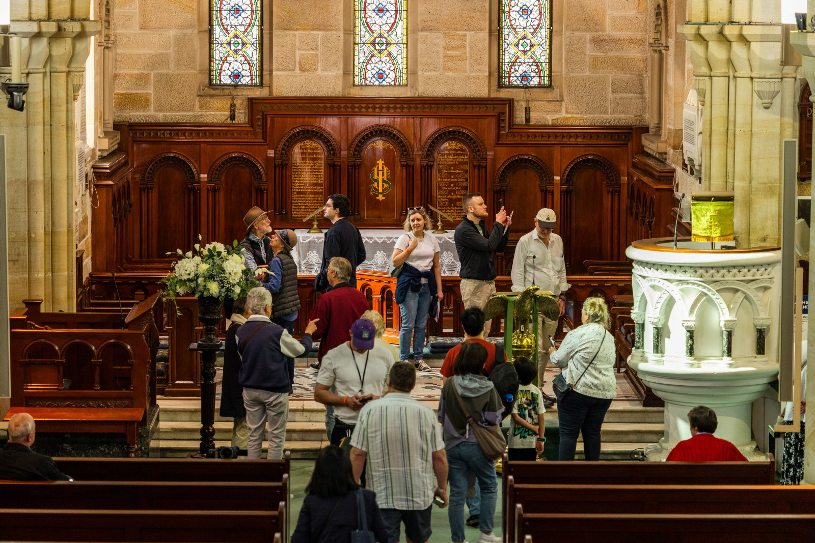Visitors at Parramatta Open event on the 29 of August.
