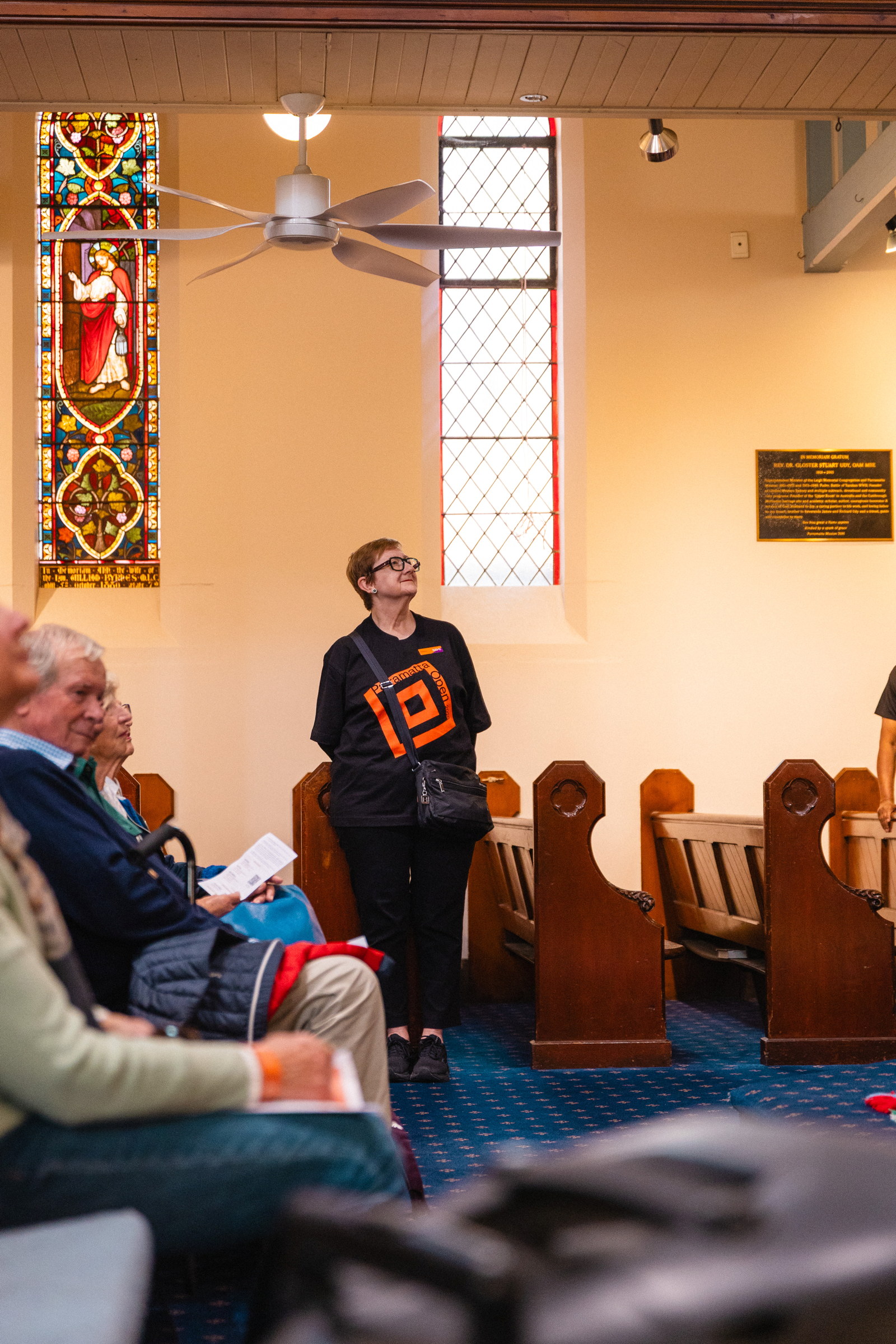 Visitors at Parramatta Open event on the 29 of August.
