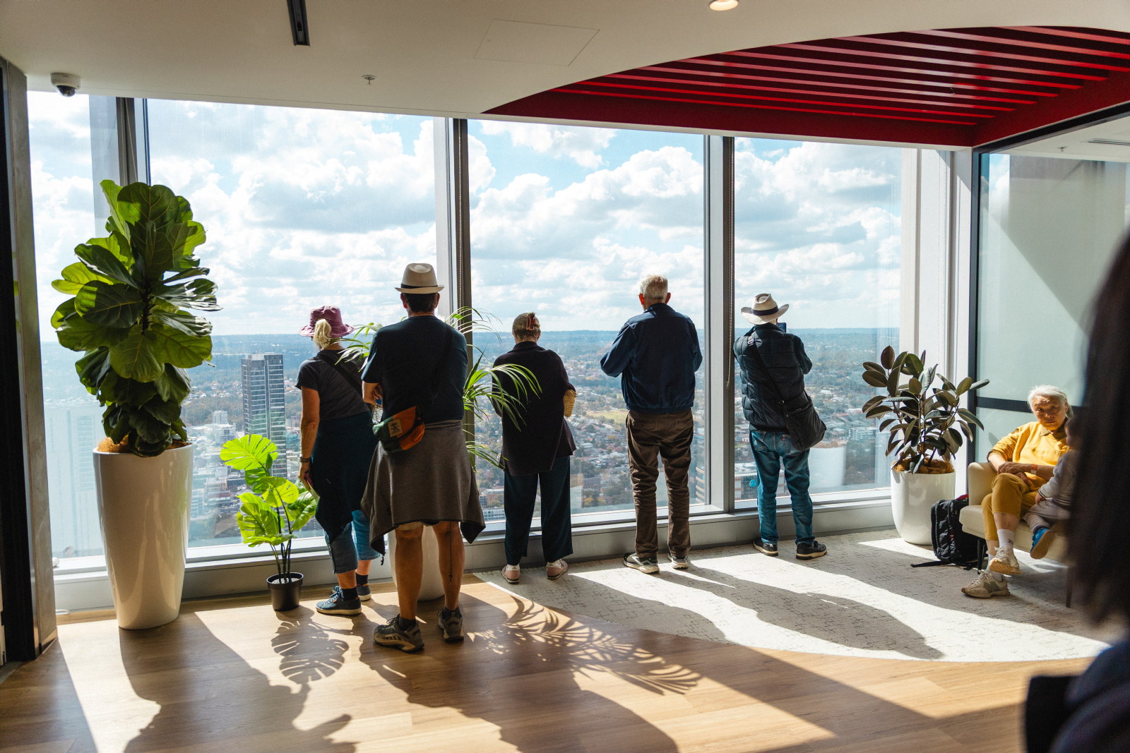 Visitors at Parramatta Open event on the 29 of August.