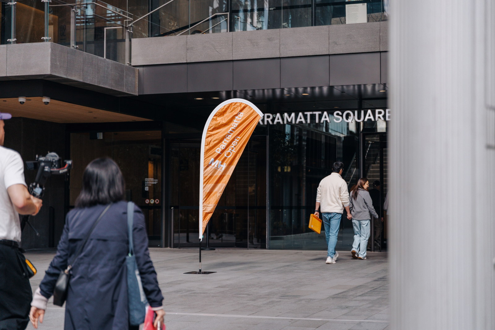 Visitors at Parramatta Open event on the 29 of August.