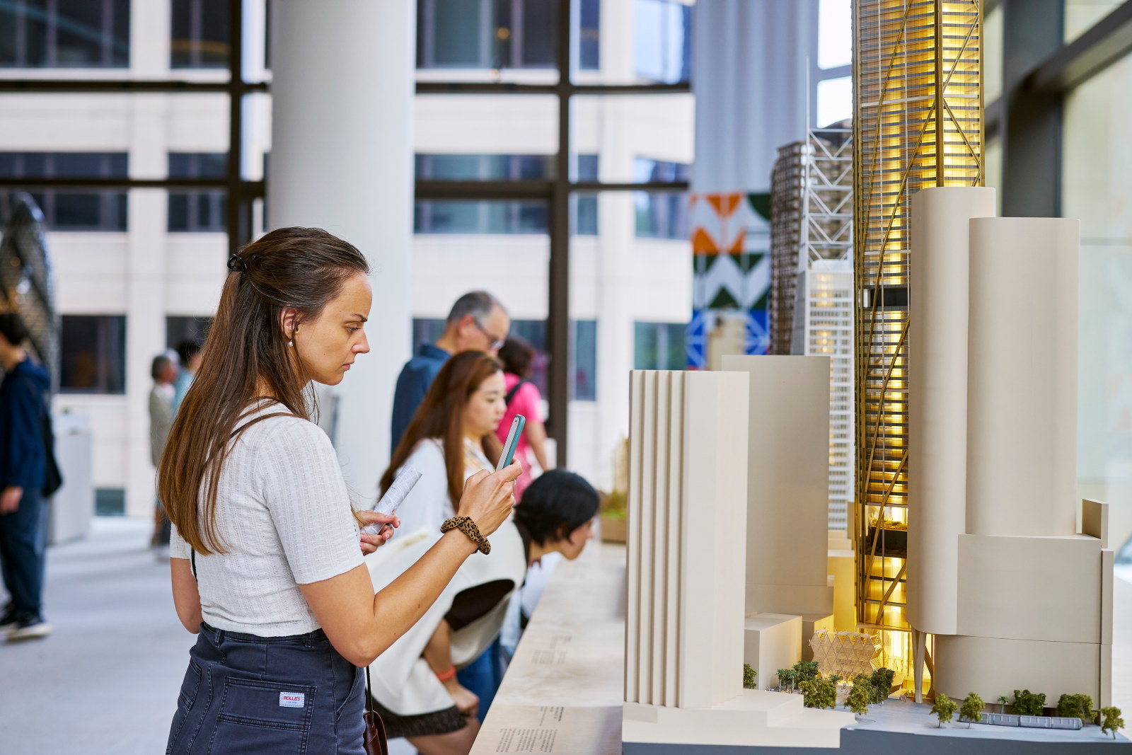 Foster + Partners Exhibition "Civic Vision" at Parkline Place, Sydney