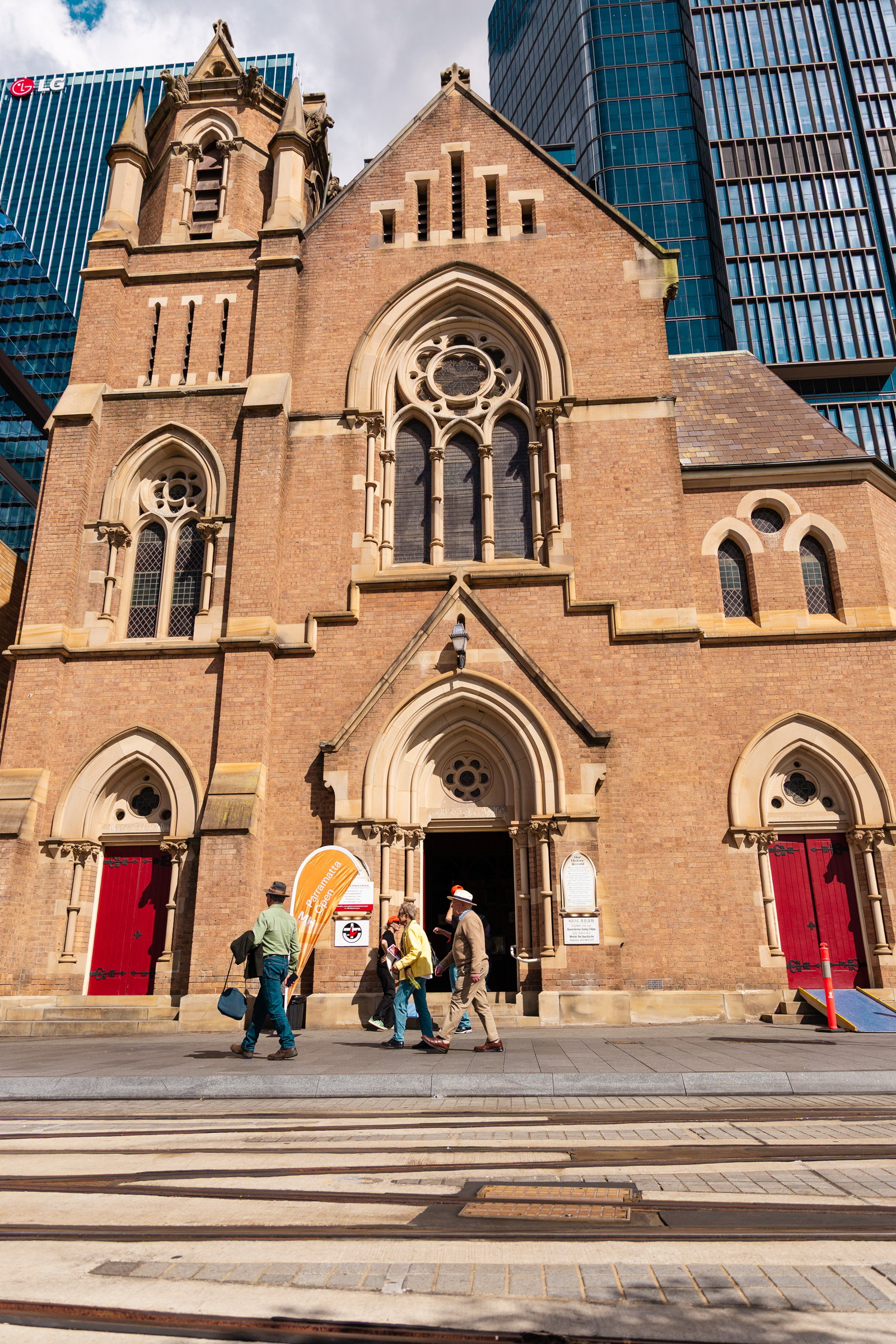 Visitors at Parramatta Open event on the 29 of August.