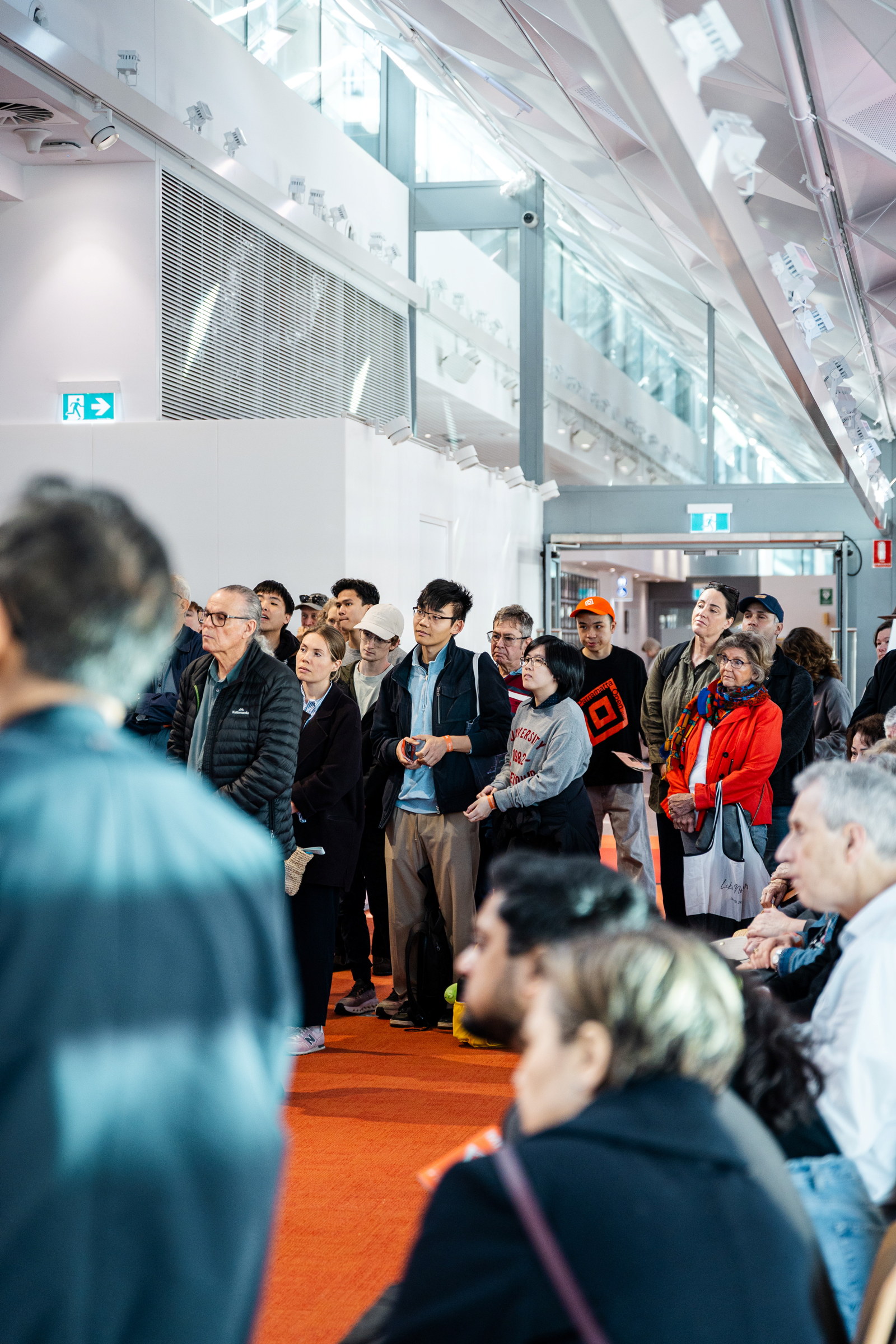 Visitors at Parramatta Open event on the 29 of August.
