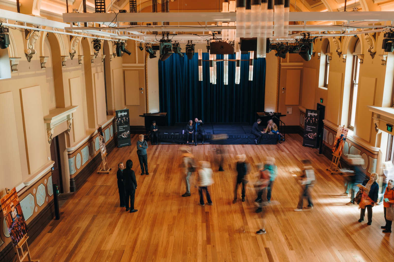 Visitors at Parramatta Open event on the 29 of August.