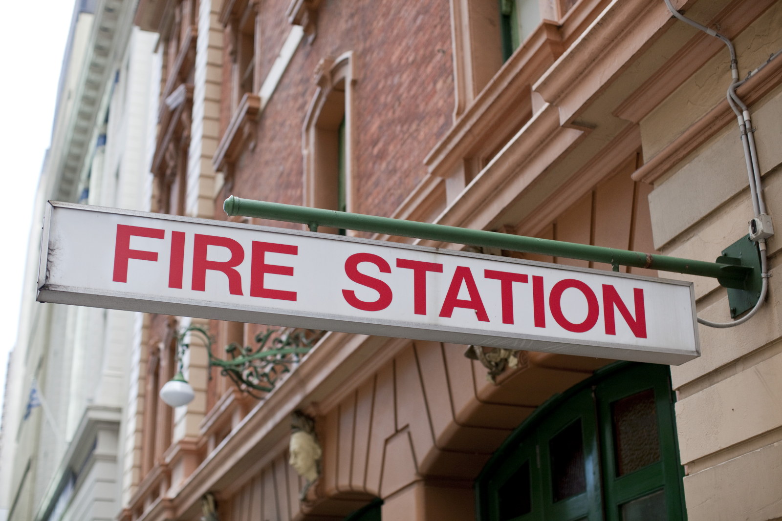 Signage outside The City of Sydney Fire Station