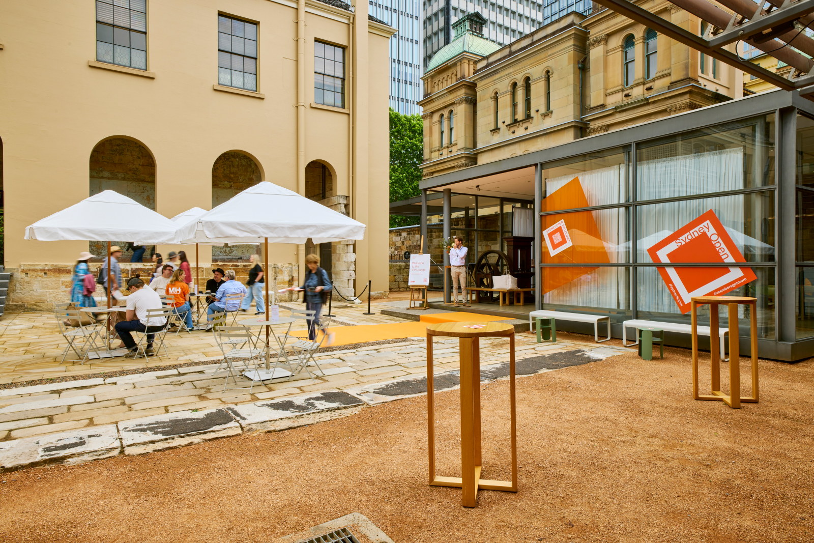 Members Lounge at The Mint, Sydney for Sydney Open